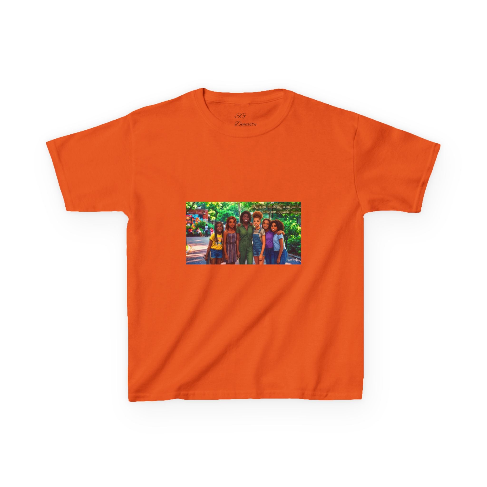 Kids Heavy Cotton™ Tee – Bold Colors