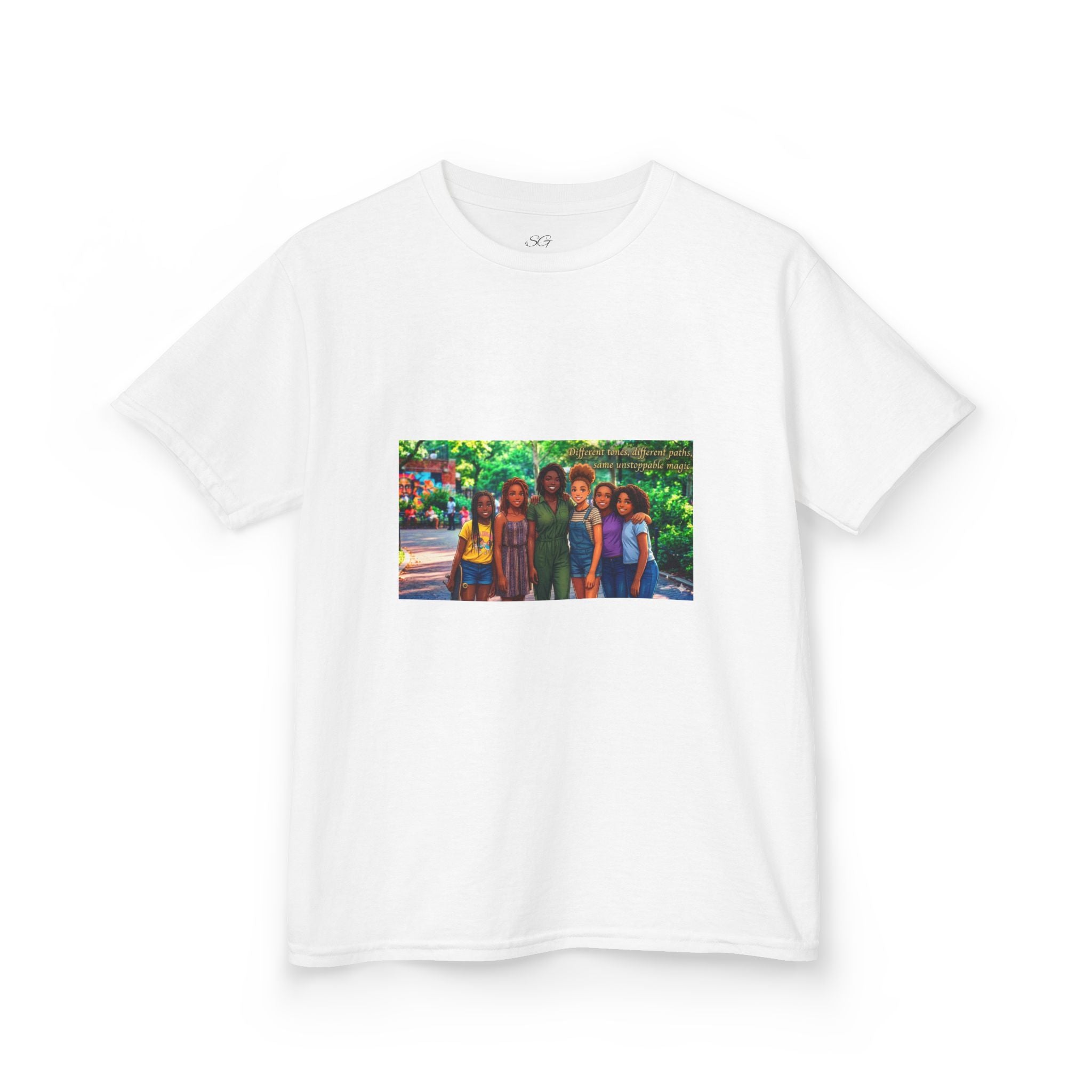 Kids Heavy Cotton™ Tee – Bold Colors