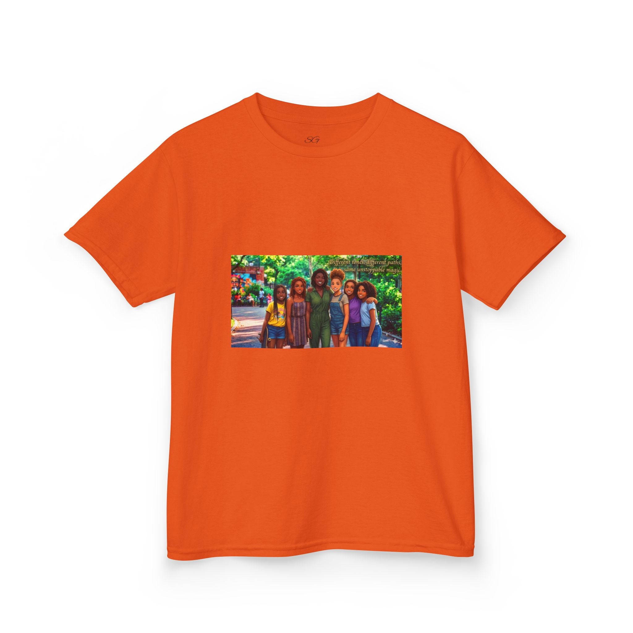 Kids Heavy Cotton™ Tee – Bold Colors