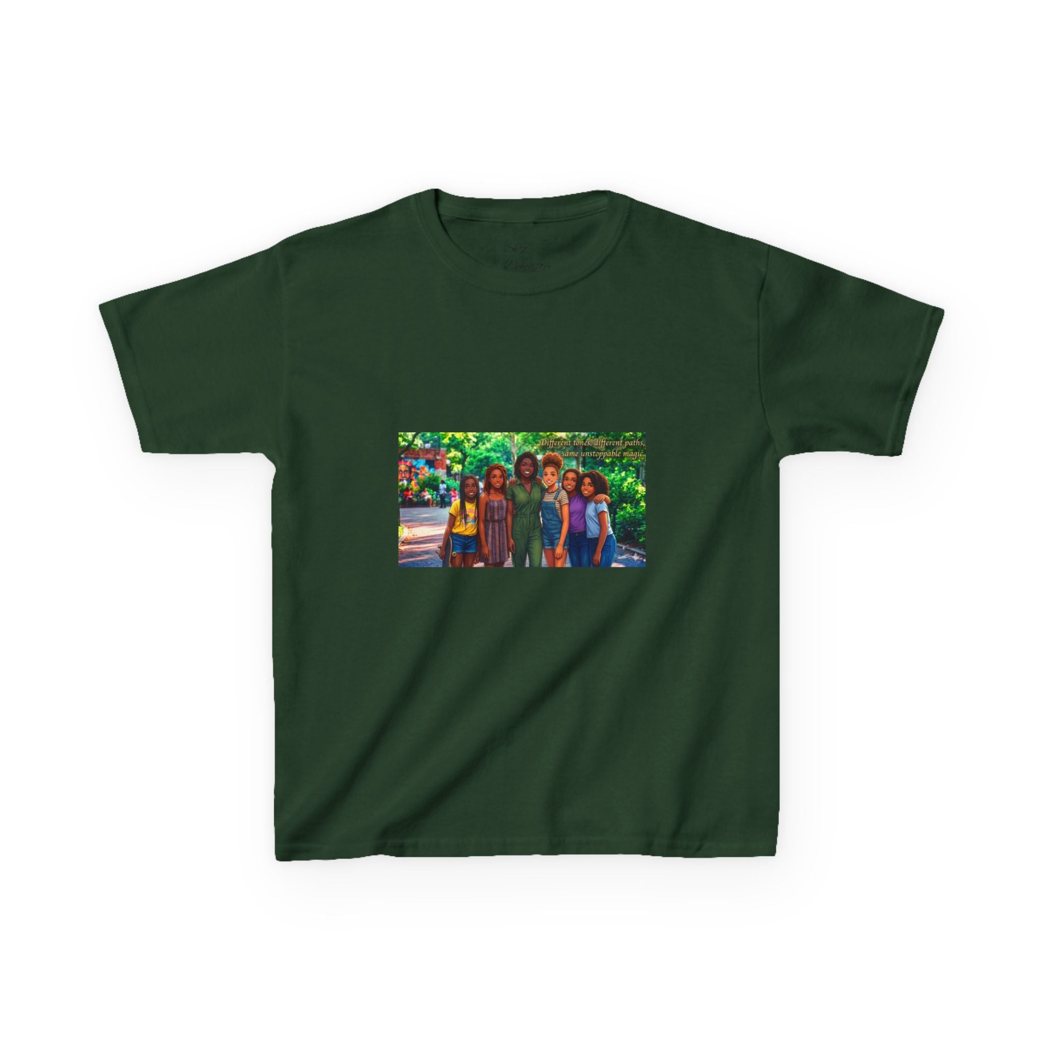 Kids Heavy Cotton™ Tee – Bold Colors